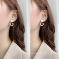 Shangjie odm Aretes Dainty Bling Медные серьги циркона мода с золоты